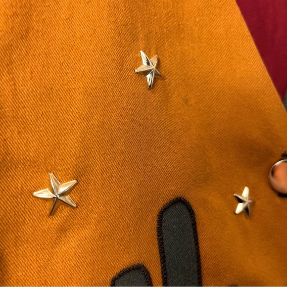 Lilia Smitty Western Attitude Cactus Vest Medium Cotton Studded Cowgirl Texan - Picture 3 of 12